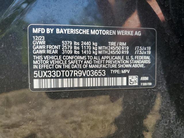 5UX33DT07R9V03653 BMW X4 XDRIVE3 13