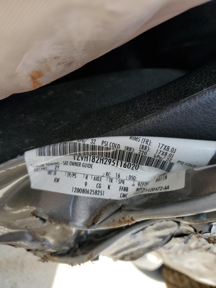 1ZVHT82H295116020 2009 Ford Mustang Gt