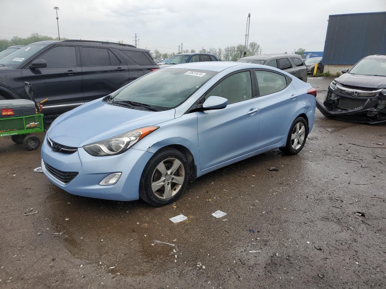 2012 Hyundai Elantra Gls vin: KMHDH4AE2CU435218