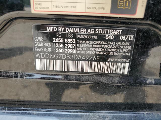 VIN WDDNG7DB3DA492681 2013 Mercedes-Benz S-Class, 550 no.13