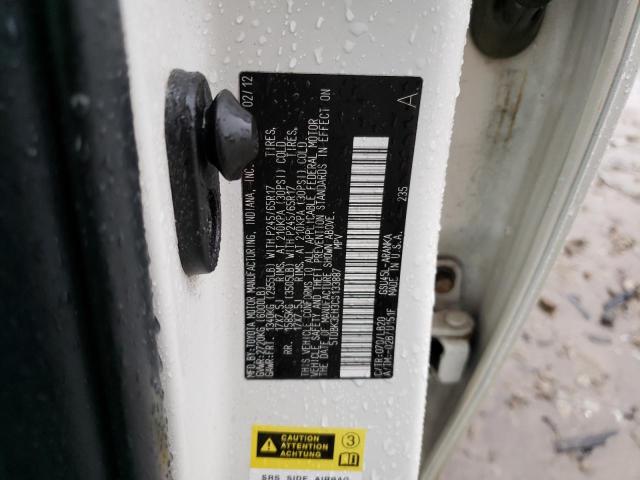 2012 Toyota Highlander Base VIN: 5TDBK3EH3CS133887 Lot: 54153334