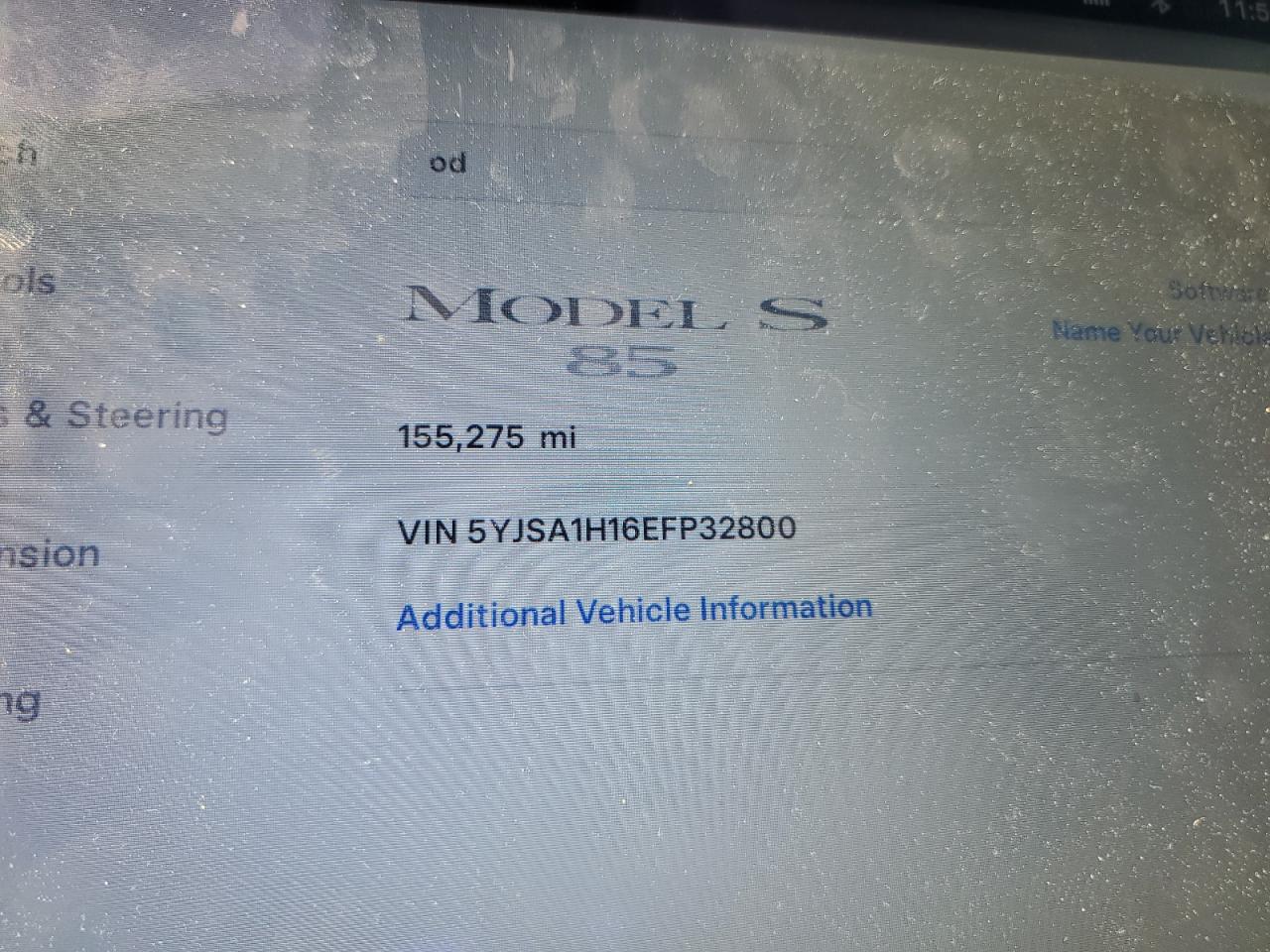 5YJSA1H16EFP32800 2014 Tesla Model S