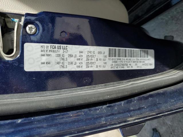 2017 DODGE GRAND CARA 2C4RDGCG7HR697598