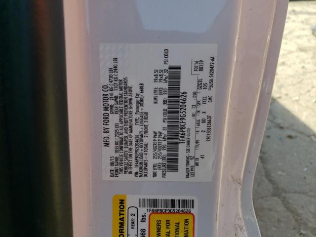 2016 Ford Mustang Gt VIN: 1FA6P8CF9G5204626 Lot: 53616674