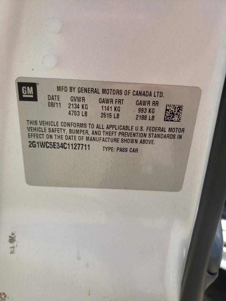 2G1WC5E34C1127711 2012 Chevrolet Impala Ltz