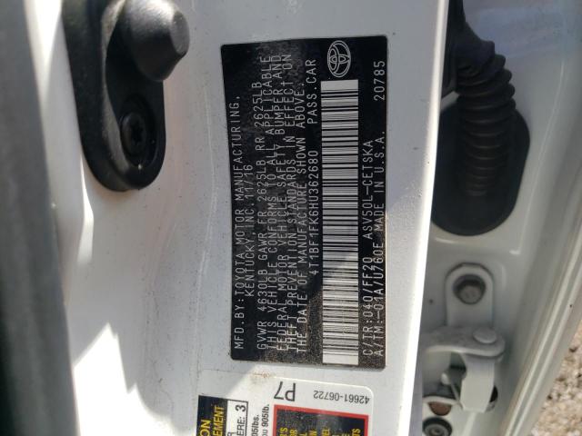 4T1BF1FK6HU362680 2017 TOYOTA CAMRY - Image 12