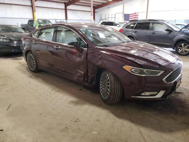 2017 Ford Fusion Titanium Hev VIN: 3FA6P0RU6HR118292 Lot: 53487024