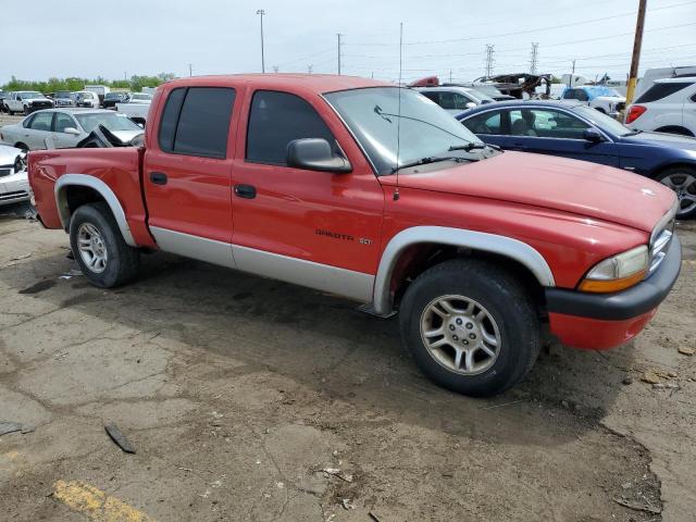 2002 Dodge Dakota Quad Slt VIN: 1B7HL48Z42S572264 Lot: 52395844