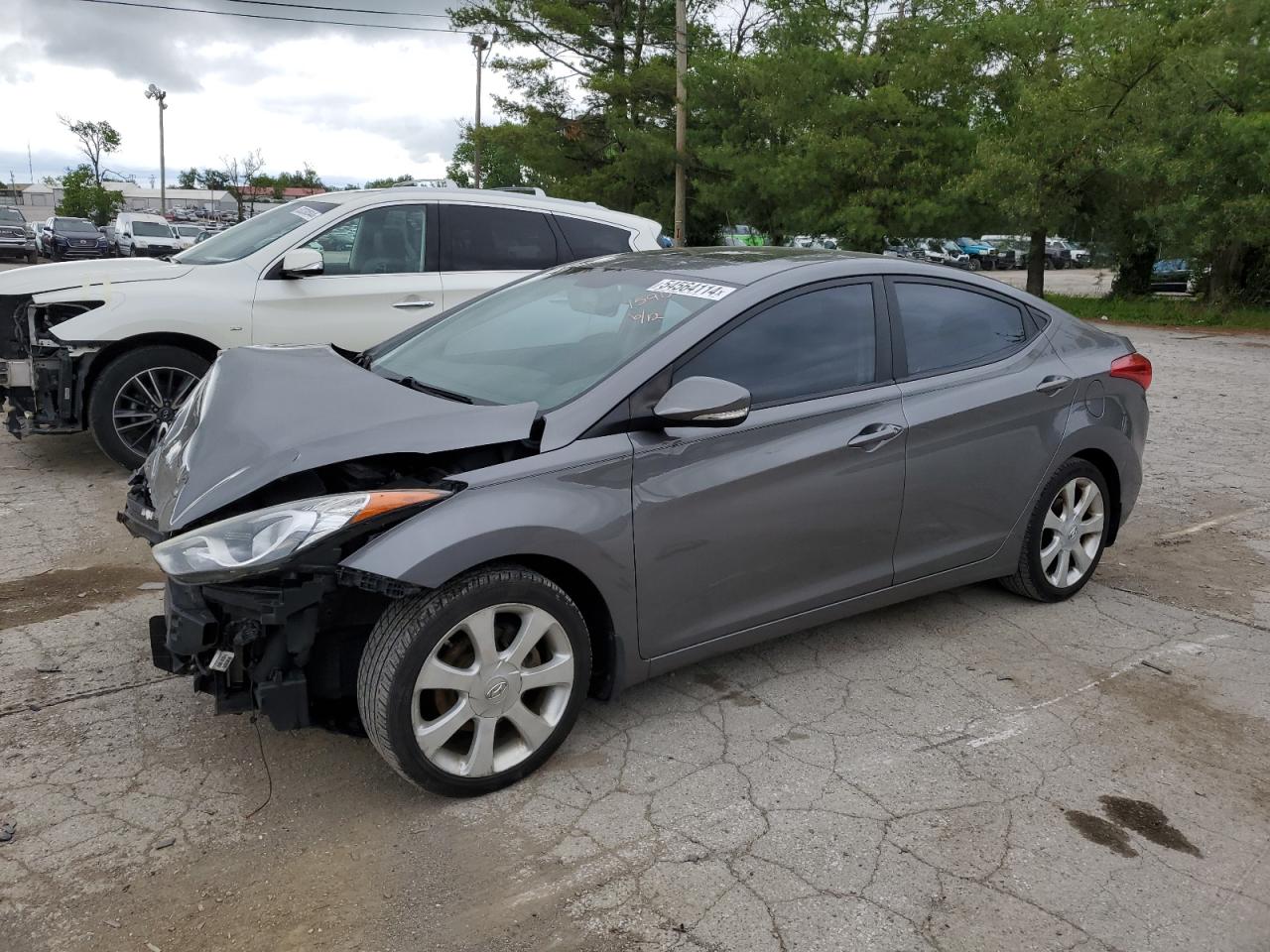 5NPDH4AEXCH121590 2012 Hyundai Elantra Gls