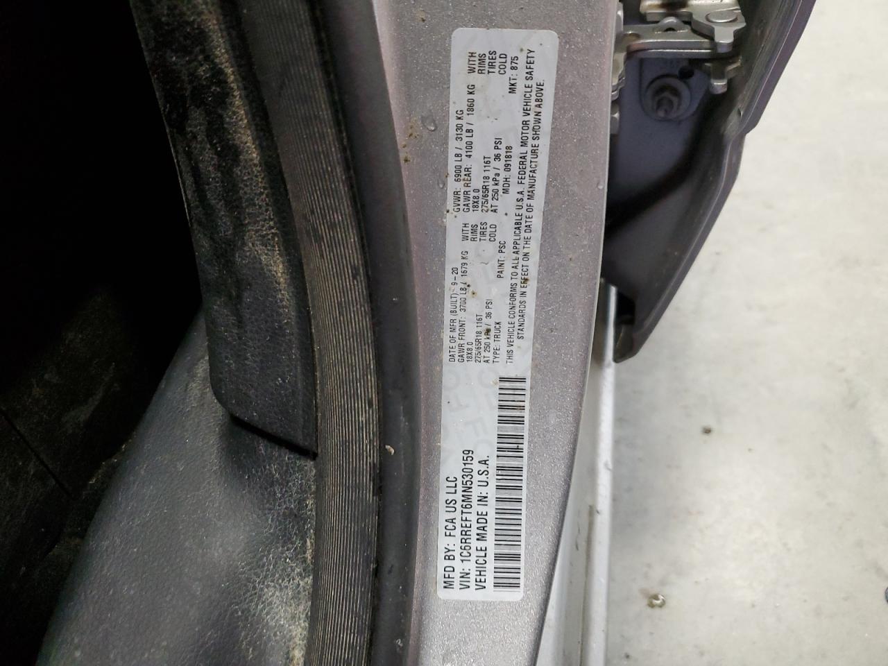 1C6RREFT6MN530159 2021 Ram 1500 Big Horn/Lone Star