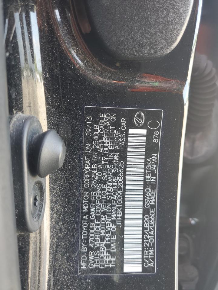 JTHBK1GG9E2086625 2014 Lexus Es 350