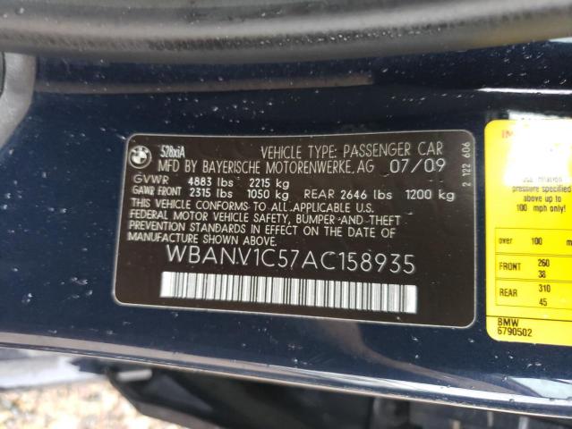 2010 BMW 528 Xi VIN: WBANV1C57AC158935 Lot: 55689674