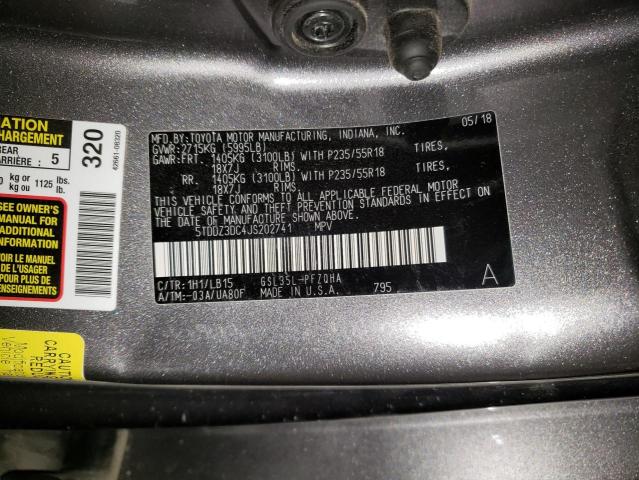 2018 TOYOTA SIENNA XLE - 5TDDZ3DC4JS202741