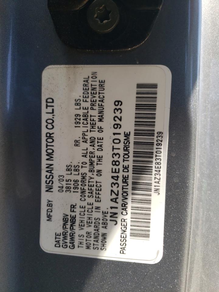 JN1AZ34E83T019239 2003 Nissan 350Z Coupe