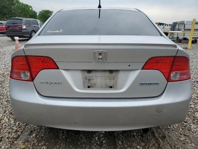 2006 Honda Civic Hybrid VIN: JHMFA36296S026870 Lot: 55182214