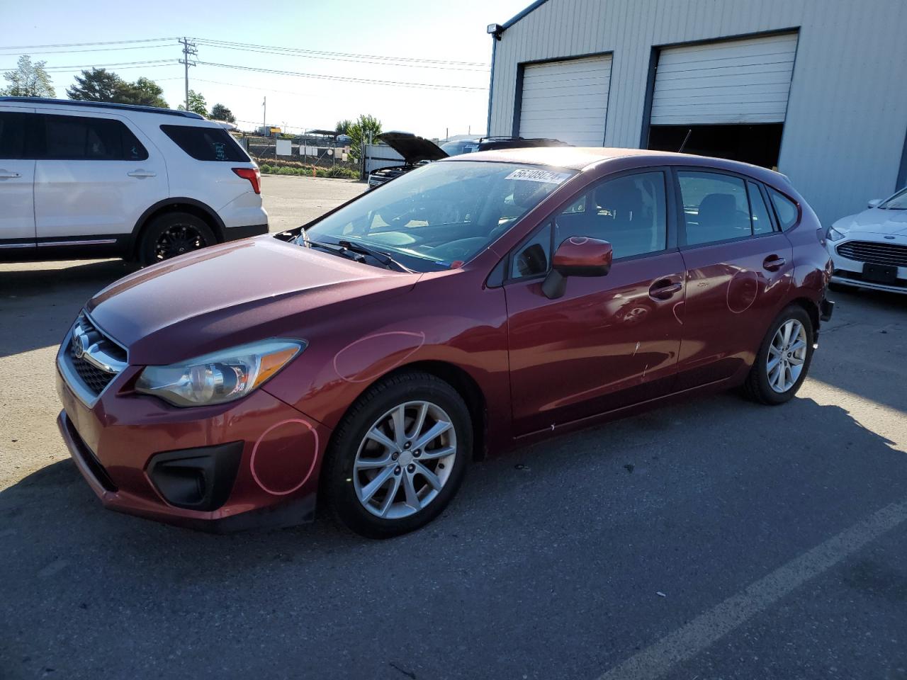 2014 Subaru Impreza Premium vin: JF1GPAC67E8241097