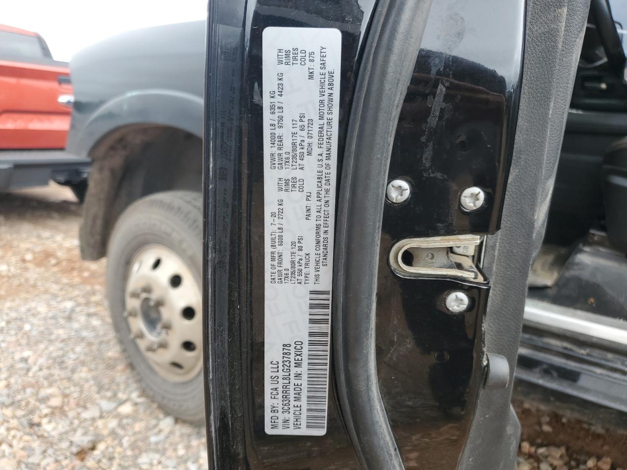 3C63RRRL8LG237878 2020 Ram 3500 Limited