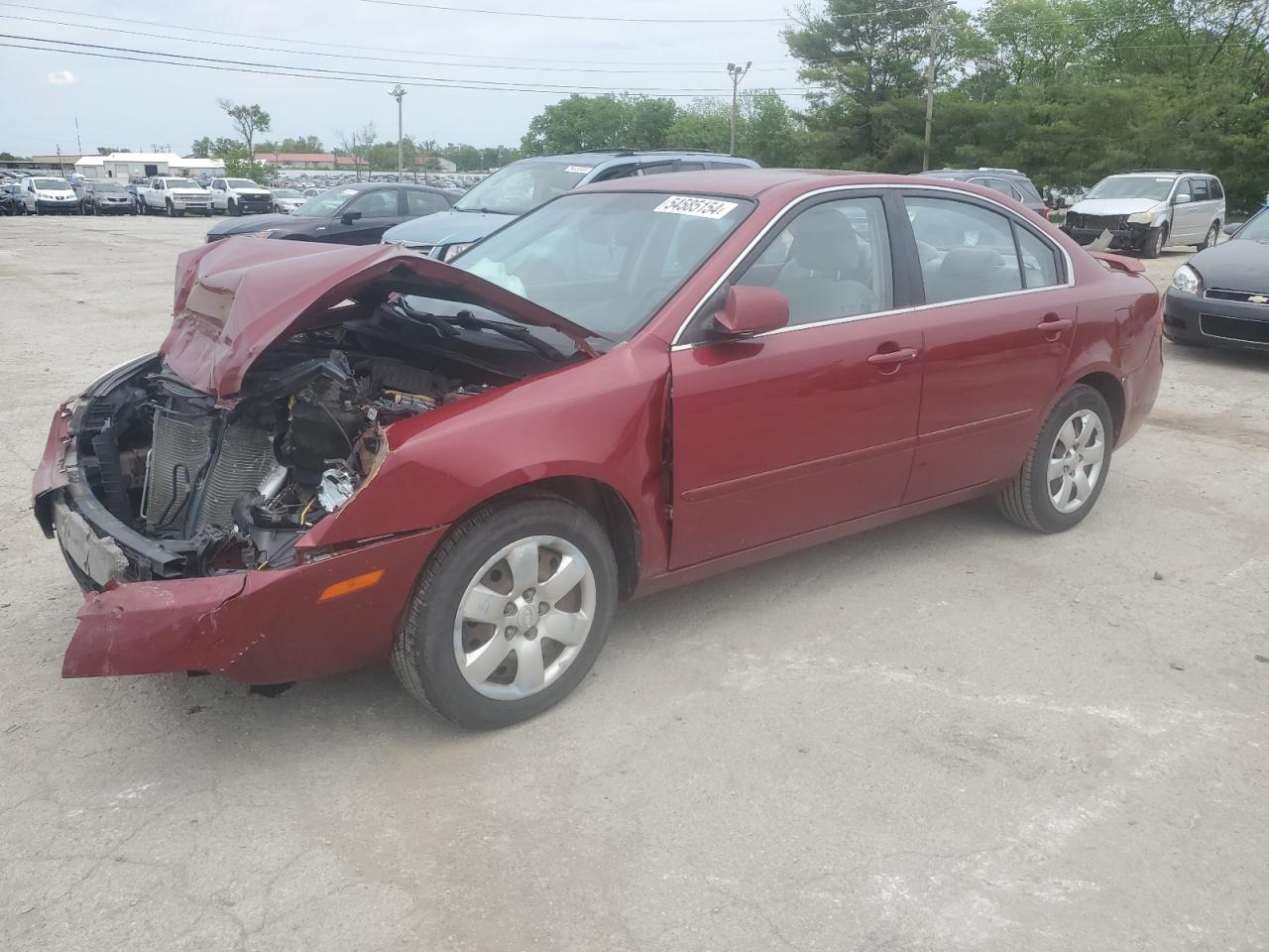 KNAGE123585227175 2008 Kia Optima Lx