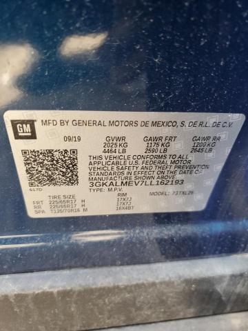 2020 GMC Terrain Sle VIN: 3GKALMEV7LL162193 Lot: 56403414