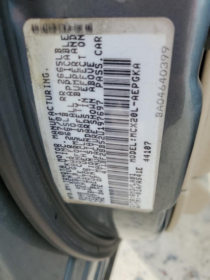 4T1BF28B52U197697 2002 Toyota Avalon Xl