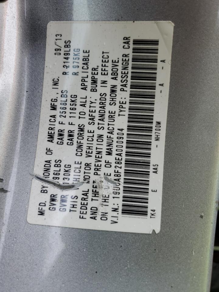 19UUA8F28EA000904 2014 Acura Tl