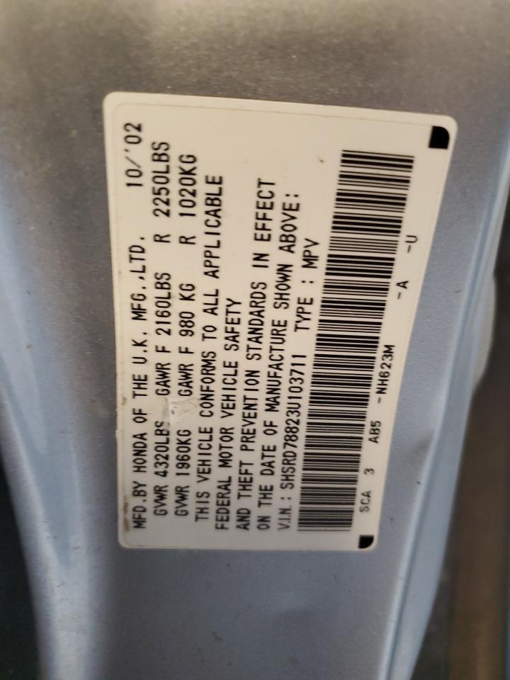 SHSRD78823U103711 2003 Honda Cr-V Ex