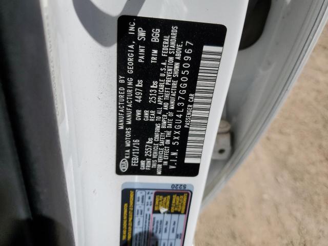 2016 Kia Optima Ex VIN: 5XXGU4L37GG050967 Lot: 54847964