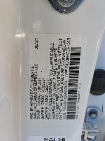 2021 Acura Tlx Type S VIN: 19UUB7F03MA000183 Lot: 53055964