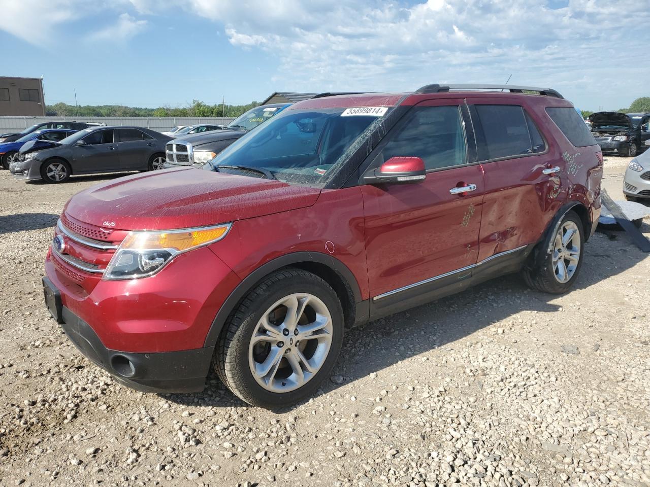 2014 Ford Explorer Limited vin: 1FM5K8F83EGC47454