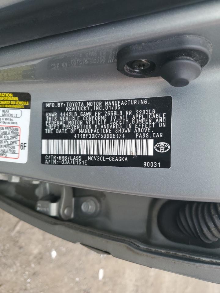 4T1BF30K75U606174 2005 Toyota Camry Le