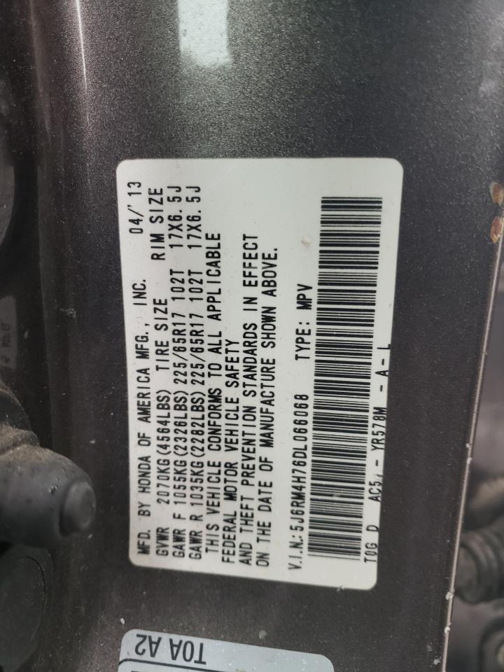 5J6RM4H76DL066068 2013 Honda Cr-V Exl