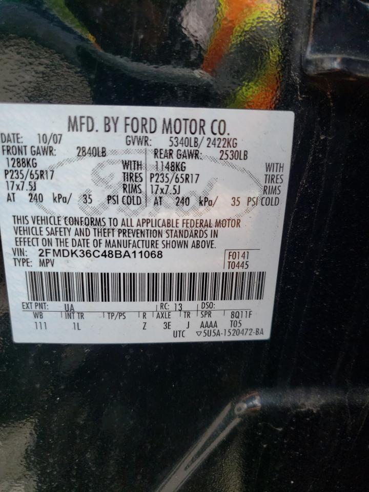 2FMDK36C48BA11068 2008 Ford Edge Se