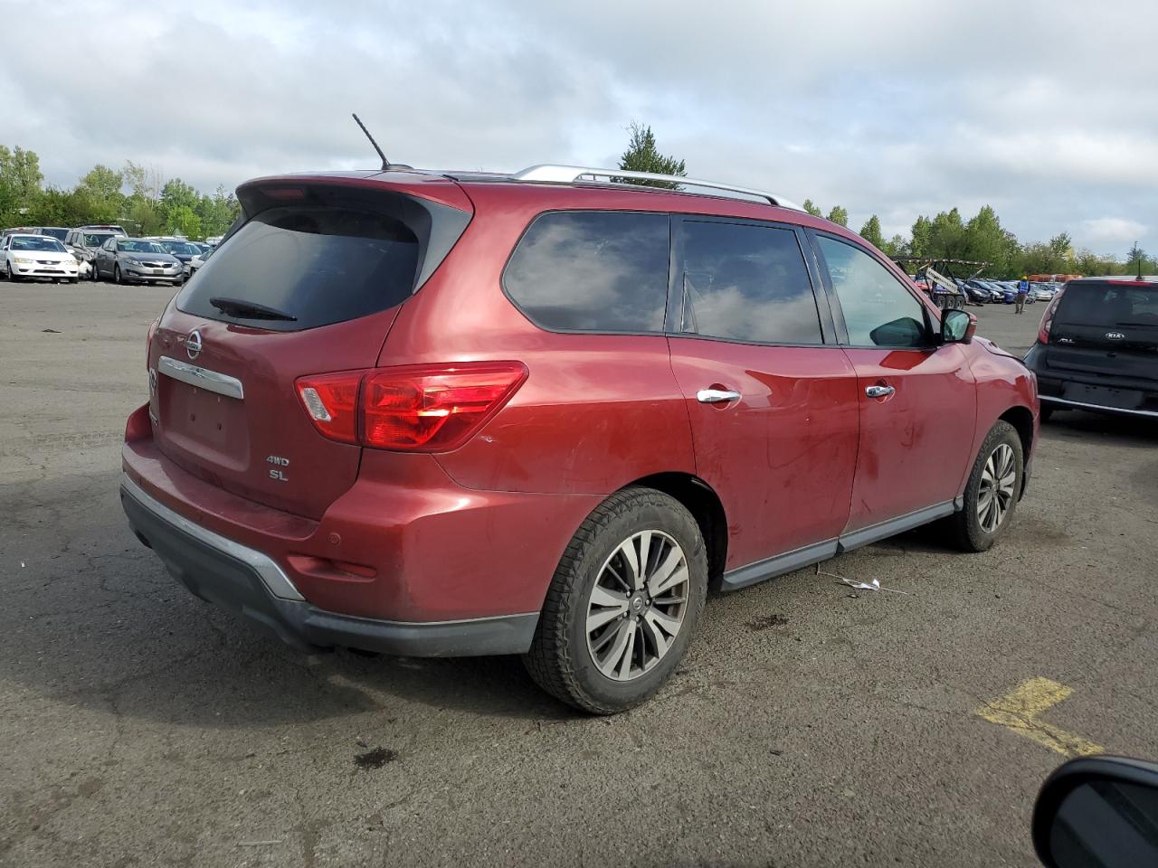 2017 Nissan Pathfinder S vin: 5N1DR2MM4HC648558