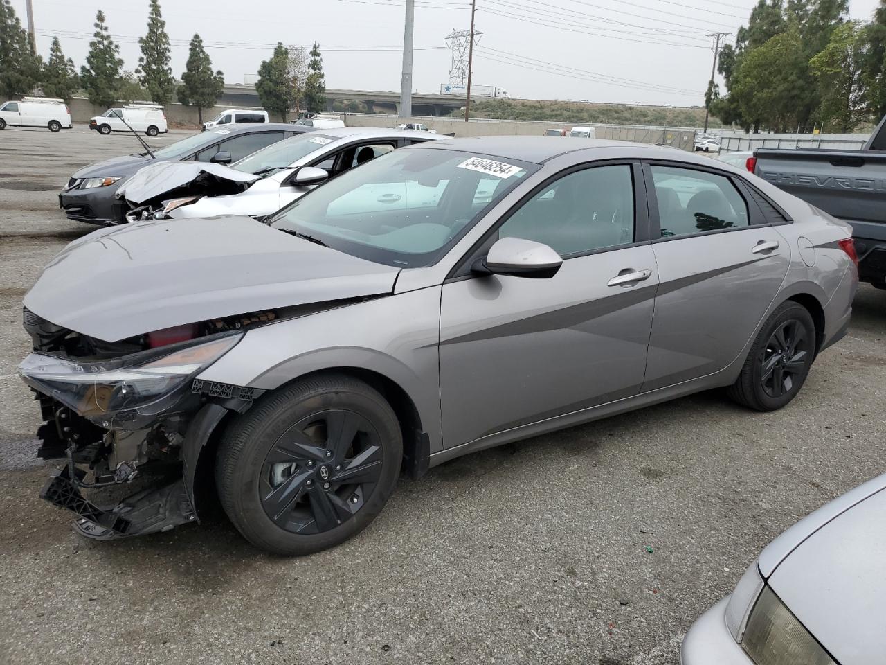 KMHLM4AJ5PU077901 2023 Hyundai Elantra Blue