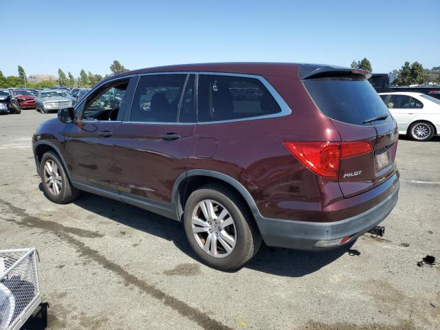 2016 Honda Pilot Lx VIN: 5FNYF5H10GB008798 Lot: 54846194