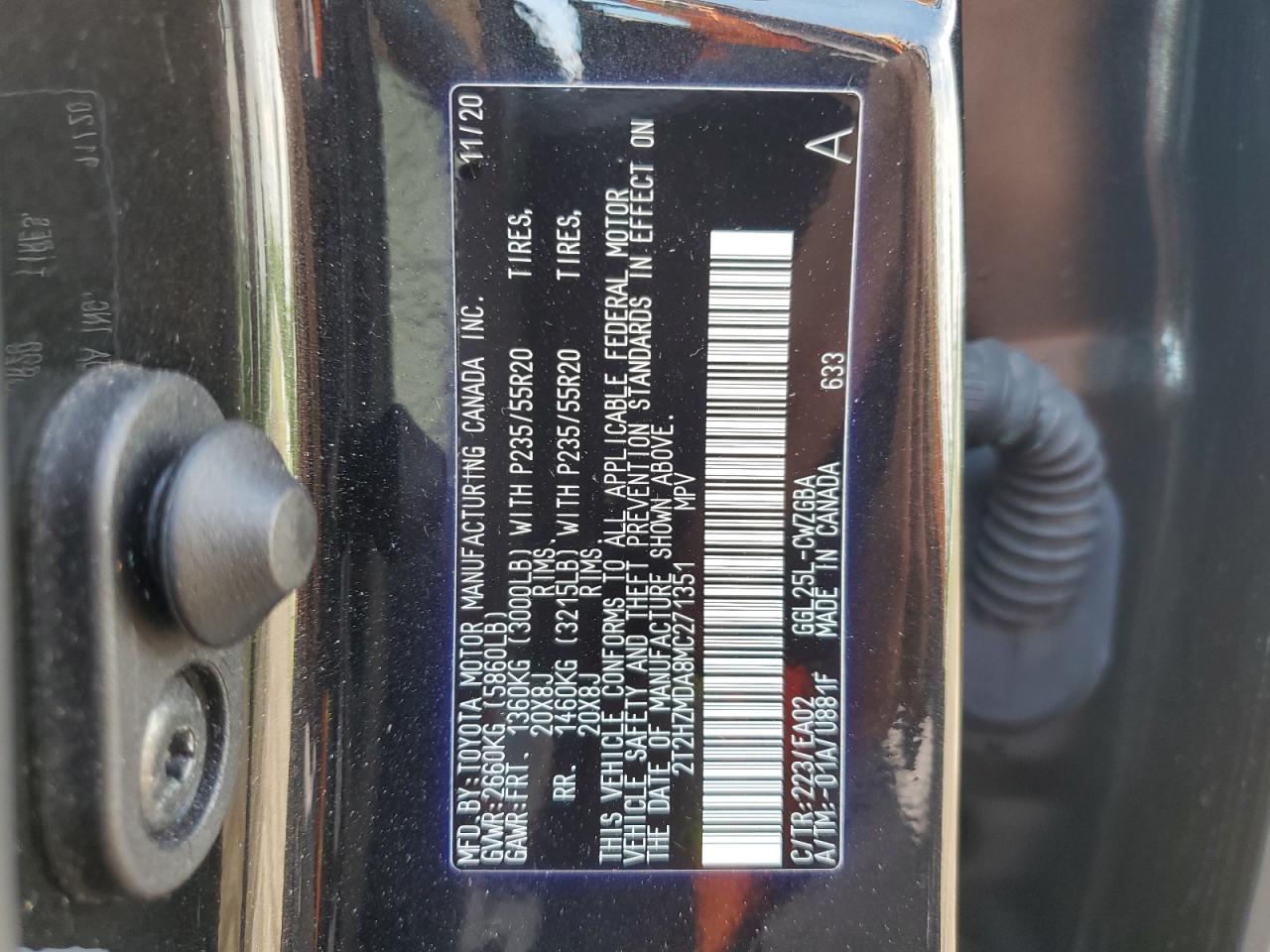 2T2HZMDA8MC271351 2021 Lexus Rx 350