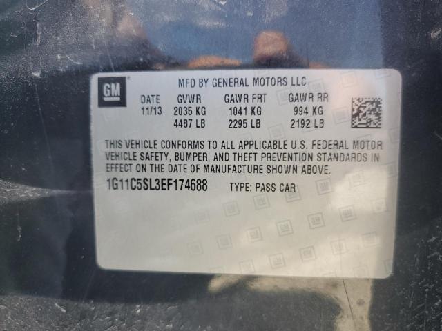 2014 Chevrolet Malibu 1Lt VIN: 1G11C5SL3EF174688 Lot: 56088164