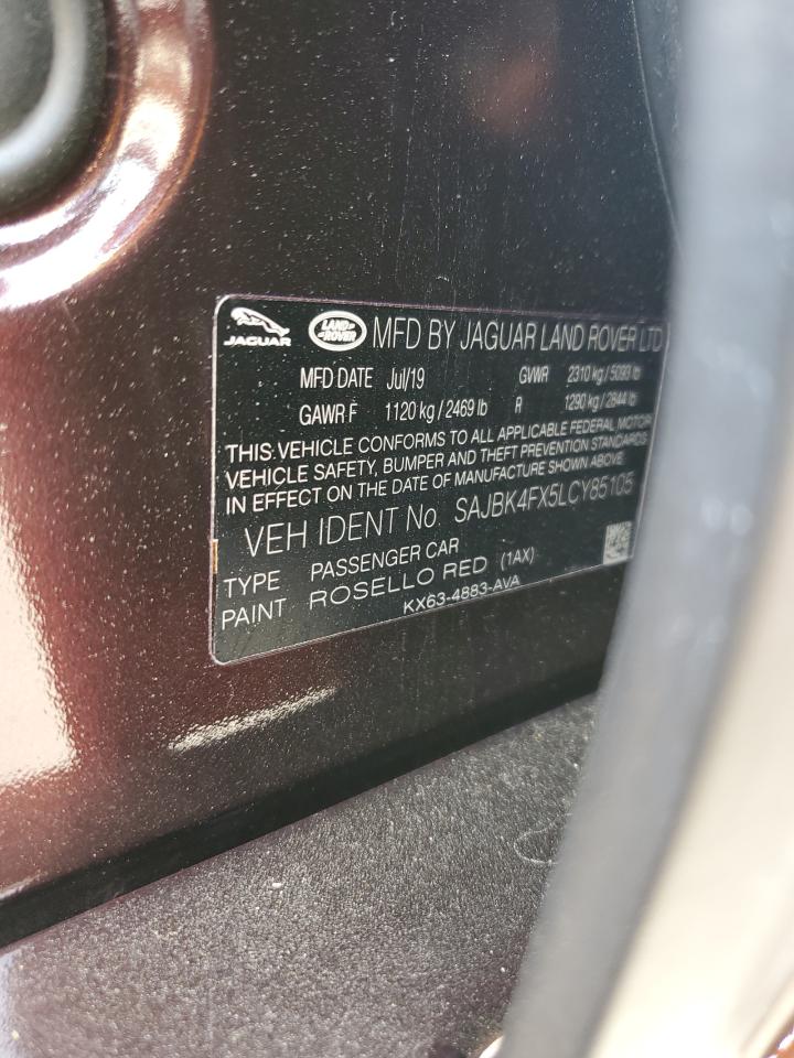 SAJBK4FX5LCY85105 2020 Jaguar Xf Prestige