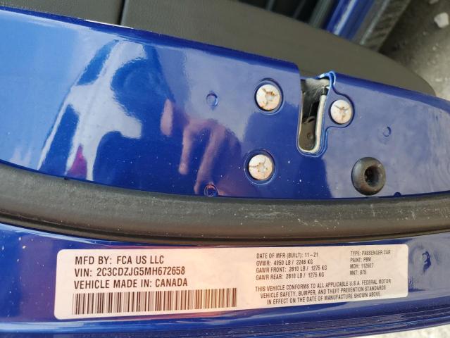 2021 Dodge Challenger Gt VIN: 2C3CDZJG5MH672658 Lot: 52967684