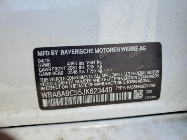 VIN WBA8A9C55JK623449 2018 BMW 3 Series, 320 I no.12