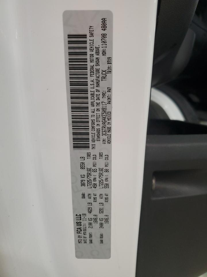 3C6TRVAG4KE509117 2019 Ram Promaster 1500 1500 Standard