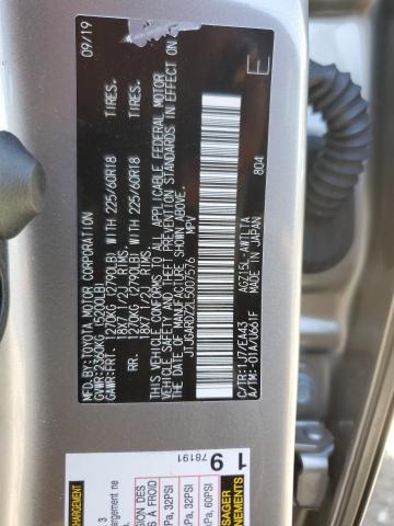 2020 Lexus Nx 300 VIN: JTJGARDZ2L5007576 Lot: 54996574