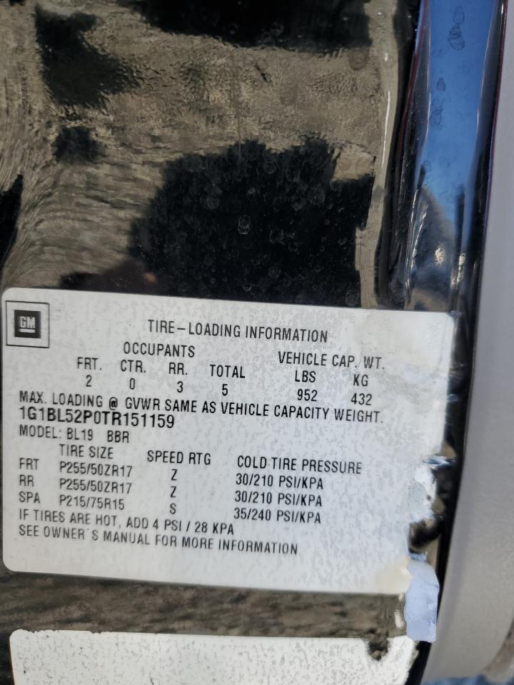 1G1BL52P0TR151159 1996 Chevrolet Caprice / Impala Classic Ss