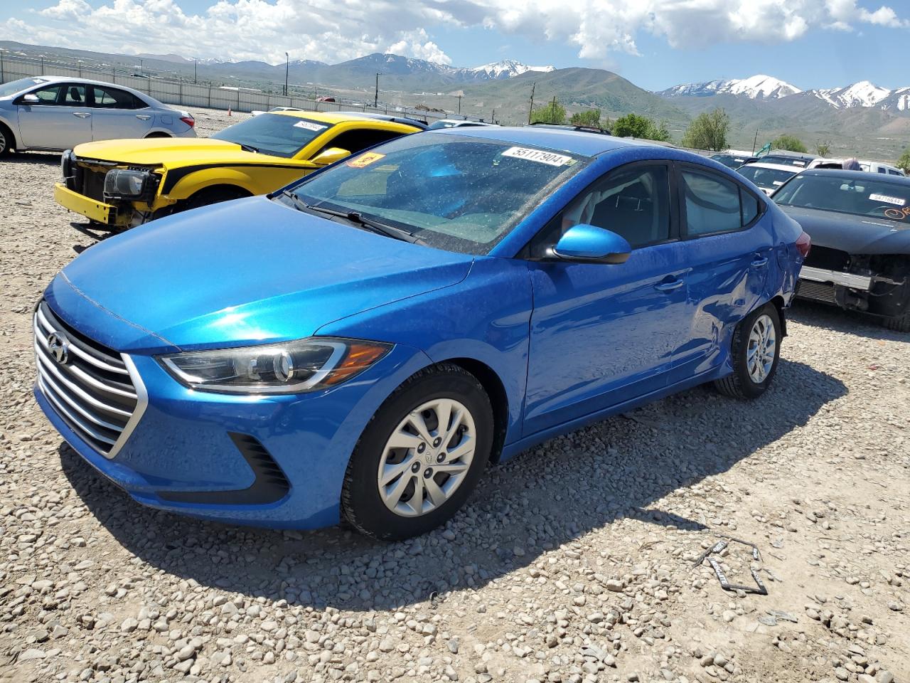 KMHD74LF1HU395861 2017 Hyundai Elantra Se