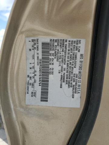 2001 Ford Taurus Se VIN: 1FAFP53U51G164764 Lot: 56910944