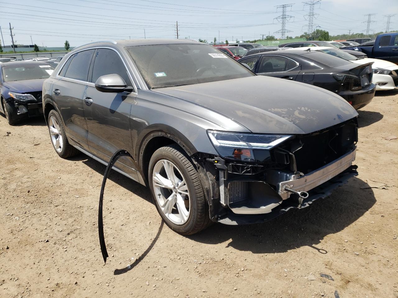 WA1BVAF11KD027715 2019 Audi Q8 Premium Plus