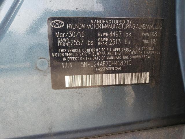2016 HYUNDAI SONATA SE - 5NPE24AF7GH418210