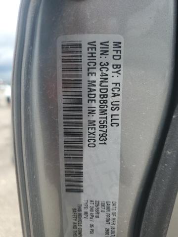 2021 Jeep Compass Latitude VIN: 3C4NJDBB6MT567931 Lot: 54385624