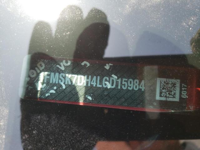 2020 FORD EXPLORER X - 1FMSK7DH4LGD15984