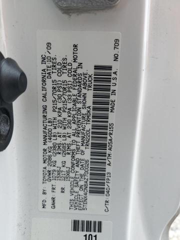 2010 Toyota Tacoma VIN: 5TENX4CN8AZ700026 Lot: 54945284